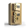 Tiger safes 2-door gold 100cm high Fingerprint Lock